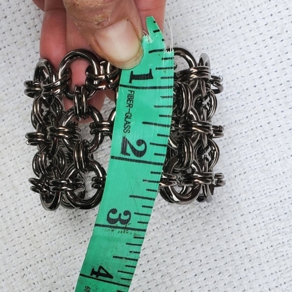 Heavy metal hematite bangle set NWT - Picture 9 of 9